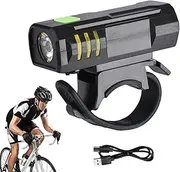 Cycling LED Lights | Rechargeable Light for Cycle,Black Cycling Lights for Night Riding, Multifunctional Cycle Accessories for Men, Women