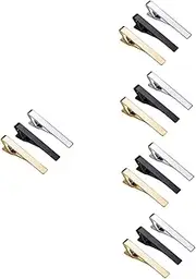 [Holibanna] Tie Clip Black Necktie Men Tie Bar Clip Men Suits Business Suit Mens Suit Mens Neckties Suit for Men Silver Tie Bar Clip Mens Tie Tuxedo Ties for Men Mens Accessories