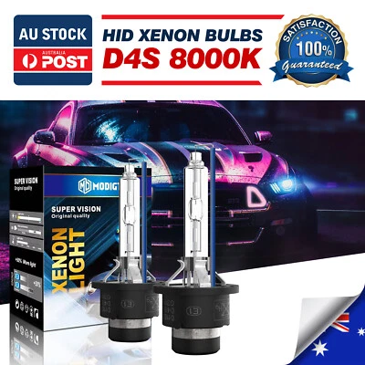 2X D4S HID XENON 8000K HEADLIGHT BULBS FITS BMW MINI MAZDA MERCEDES