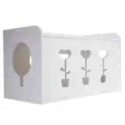 DIY PVC Power Plug Wire Cable Storage Box Cord Socket Safety Tidy Organizer Desk
