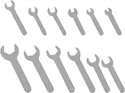 Thin Open End Wrench Set 12 Piece Single 1.5mm Super Thin Wrench Spanner Set Small Flat Wrench for Tight Spaces