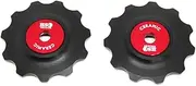 Jockey Wheel Set - 11T Delrin Wheels with Ceramic Bearings - 10/11 Speed