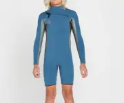 VOLCOM BIG BOYS 2mm Chest-Zip LS Spring Suit - C9512330 - CZB - Size 16 - NWT
