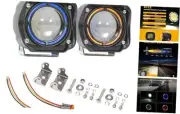 LED Pod Lights 2PCS 4 Inch 80W Offroad Driving Cube Lights with DRL Mode