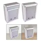 Locking Wall Mounted Mailbox, Mailbox with Key Lock, Large Capacity, Key Lock