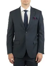 [Cambridge] Modern Fit Hardwick Navy Jacket F2042