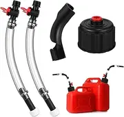 Datanly 4 Pcs Fuel Filler Jug Hose Racing 3042 Replacement Jug Gas Can Cap, Fuel Jug Hose Bender for 5 Gallon Gas Can Fuel Jug Tank