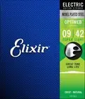 2 Pack! Elixir 19002 9-42 Optiweb Coated Electric Guitar Strings Super Light