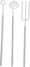 3pcs Stainless Steel Chocolate Dipping Fork Set Versatile Tools for Candy Making Fondue Cake Decorating with Comfortable Grip Convenient Storage Case