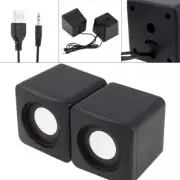 ALLEK Computer Audio Speakers Stereo USB 3.5mm Jack Desktop Laptop Clear Sound