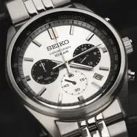 在飛比找誠品線上優惠-SEIKO 精工 CS系列 熊貓錶計時手錶-41.5mm 8