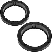 OFFSCH 2 Pcs Speaker Spacer Ring Adapter for Vehicles Thick Plastic Speaker Bracket Durable Audio Mounting Gasket for Car Rv Truck Sound Systems