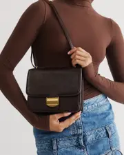ALTHEA ESPRESSO TOP HANDLE BAG