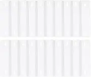 [SUPERFINDINGS] 4 Sets 20 Pcs Tie Holder Clip Replacement Invisible Tie Stay Alternative Transparent Tie Clip for Men's Suit Shirts Tie Clips Stay for Uniform Tie Bars