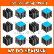 15x15x15mm Black Zigzag Anodized Aluminum Heatsink Cooler For Banana Pi 5 IC