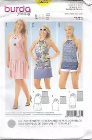 59 BURDA 6655: DRESS & TOP SIZE 8-18 SEWING PATTERN