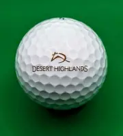 Desert Highlands Golf Club logo golf ball (Scottsdale, Arizona) - NEW