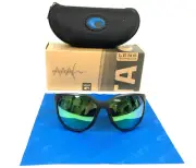 Costa Sunglasses Mayfly 06S9110-0258 Matte Black w/ Green Mirror Polarized 580G
