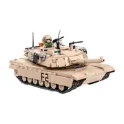 982pc Armed Forces M1A2 Abrams 1:35 Building Vehicle Figure Toy Kit 9y+