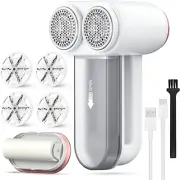 Coovee Double Head Lint Razor Electric LED Display USB Electric Lint Remover ...