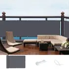 Patio Shade Cloth Waterproof Privacy Screen Cover Balcony Fence Pool Home Decor