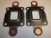 2-Pack Exhaust Manifold Elbow Riser Gasket Dry Joint MerCruiser 4.3 5.0 5.7 L v6 v8 4.3l 5.0l 5.7l 27-864850A02, 27-864850A1, 18-0722