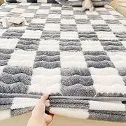 Bed Sheets Deep Pockets Queen Size,Solid Color Plush Thicken Quilted Mattress Cover, Warm Soft Crystal Velvet Bed Fitted Sheet (Color : Color B, Size : 90 * 200cm)