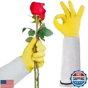 Supersfel Rose Pruning Gloves for Men/Women, Long Gardening Gloves Thorn Proo