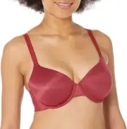 Calvin Klein Liquid Touch Lightly Lined Perfect Coverage Bra, Red Carpet, 32DD