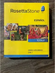 CD: NEW Rosetta Stone Espanol Spanish Latin America Level 1 Set Learning V4