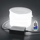 32.8FT Outdoor LED Rope Light Waterproof COB LED Strip Lights for Indoor 6000...