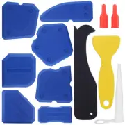 Caulking Tool, 12 Pieces Silicone Sealant Finishing Grout Tools Kit, Caulk...