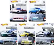 [Hot Wheels] Premium Car Culture Fast Wagons Complete Set of 5 Vehicles