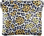 [YXYZRMY] PU Leather Squeeze Coin Purse Leopard Print Pattern, Coin Pouch Change Holder for Women Men, Mini Portable Cosmetic Bags for Women, Multi-colored, one size, Multi-style, Multi-colored, one
