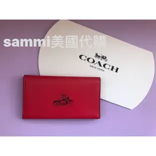 Sammi 美國代購--Coach x Disney 米奇Micky 小牛皮4.7吋營幕手機套（現貨+預購）