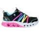 Skechers Flutter Heart Lights [303252LBKMT] 中大童 女童 休閒鞋 燈鞋 黑彩