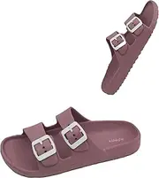 [de fonseca] DeFonseca Sandals Slip On Rubber Men Women Summer for Home, Garden, Beach, Sea, Pink, 38 EU, pink, 8 AU