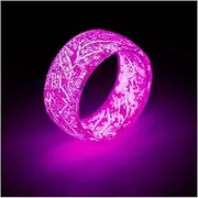 [Miekeits] Luminous Glow Ring Glowing in The Dark Jewelry Unisex Decoration for Women Men