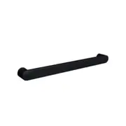 HOTWIRE Hotwire Heated Towel Rail Low Voltage - Single Flat Bar 600mm Wide - Black