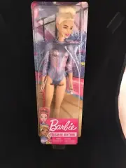 Barbie You Can Be Anything Rhythmic Gymnast Blonde Doll 12-in & Ribbon Accessory