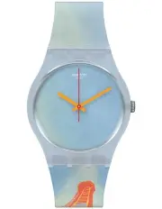 [Swatch] Eiffel Tower By Robert Delaunay Watch In Blue