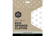 Eco Sponge Cloths Scandi Leaves Collection, 2 Pack