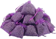 12pcs Lavender Flower Buds Sachets - Lavender Dried Flowers Dried Lavender for Home DecorationsLavender sachet contains 12 pieces.
