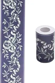 [YANCAIYUNL] Wallpaper Border Peel Stick Removable Molding Border Self Adhesive Waistline Stickers Border for Living Room Bathroom Kitchen Tiles(10cm*10m)