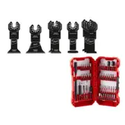 Milwaukee Multi-Tool Blade Set with Alloy Steel Screw Driver Bit Set (53-Piece)