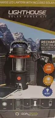 Lighthouse Solar Power KIT, Nomad 7 Solar Panel With LED Lantern.