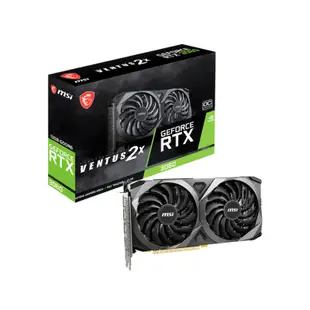 MSI 微星 GeForce RTX 3060 VENTUS 2X 12G OC 顯卡 雙風扇 GDDR6 MSI460