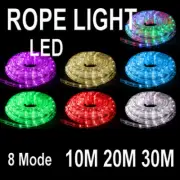 10M 20M 30M LED Rope Lights Party Christmas Lights Wedding Waterproof Xmas 8Mode