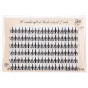 Lashie - Doll Eye Volume Cluster False Eyelashes Beige & Black - 8mm