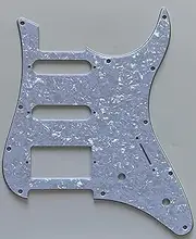 For Fit Yamaha Pacifica EG 112 Pac 112V Style Guitar Pickguard (4 Ply White Peral)